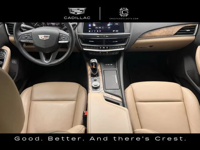 Used 2023 Crystal White Tricoat CADILLAC Premium Luxury image 8