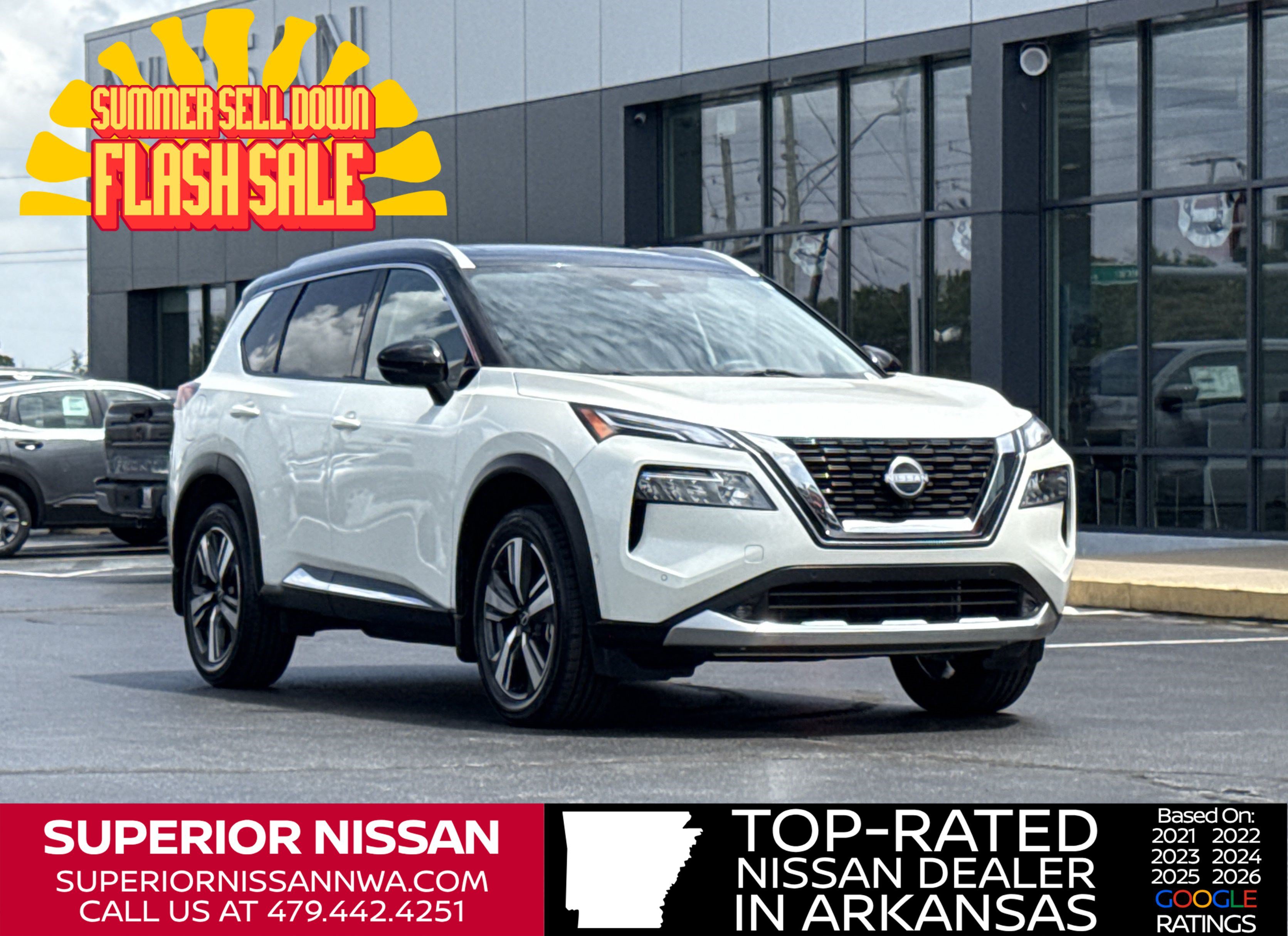 Certified Used 2022 Pearl White Tricoat/Super Black Nissan Platinum AWD image 1