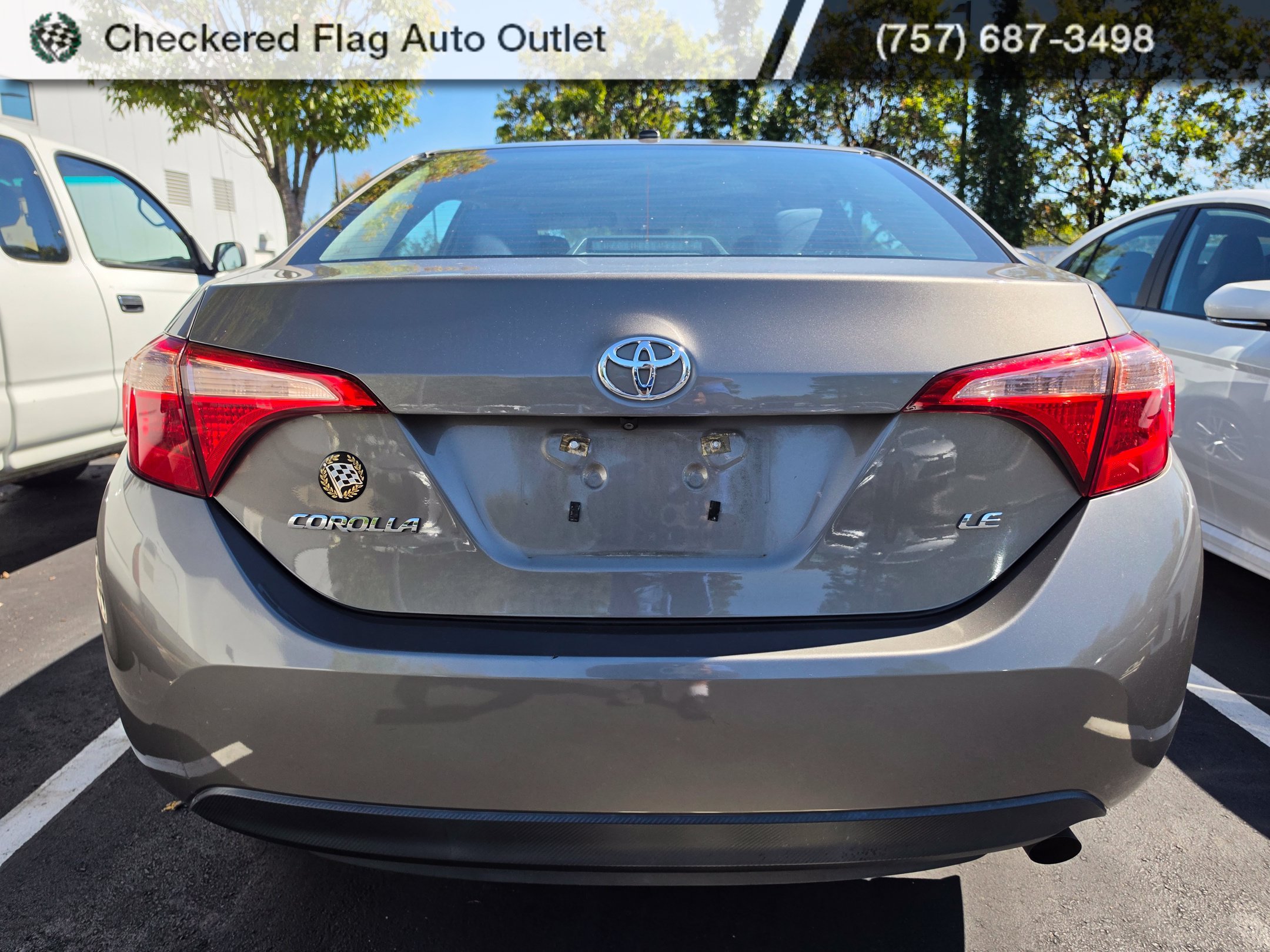 Used 2018 Falcon Gray Metallic Toyota LE image 5