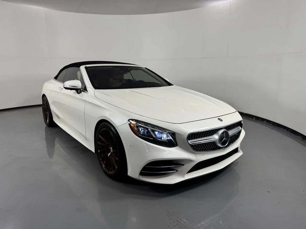 Used 2019 designo Diamond White Metallic Mercedes-Benz S 560 image 4
