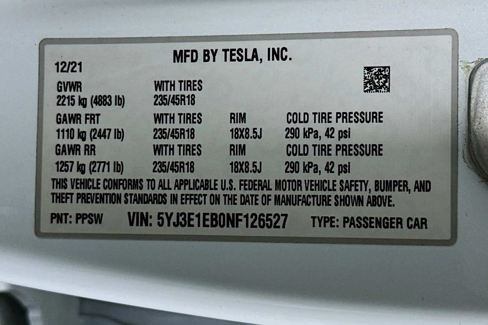 Used 2022 Pearl White Multi-Coat Tesla Long Range image 24