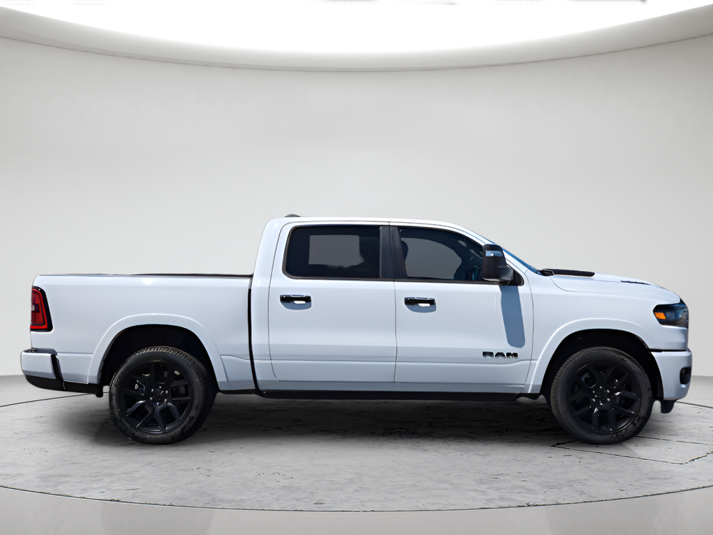 New 2026 Bright White Clear-Coat Exterior Paint RAM Laramie image 2