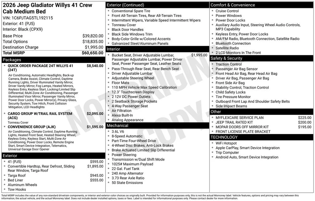 New 2026 41 Exterior Paint Jeep Willys 41 image 6