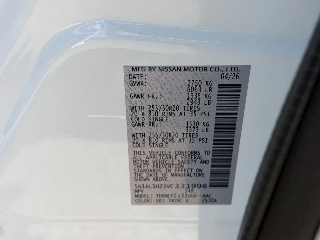 New 2027 2T RAD WHT INFINITI Autograph AWD image 28