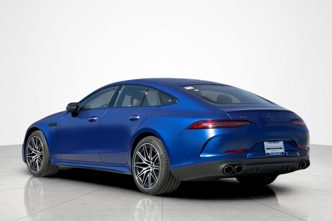 New 2026 MANUFAKTUR Starling Blue Magno Mercedes-Benz AMG® GT 43 4-Door Coupe image 3