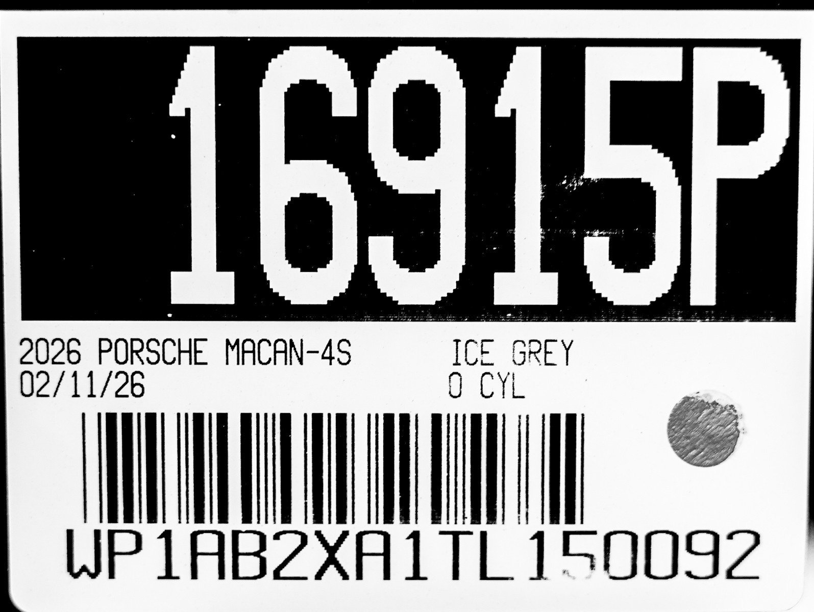 New 2026 ICE GREY Porsche 4S Electric image 28