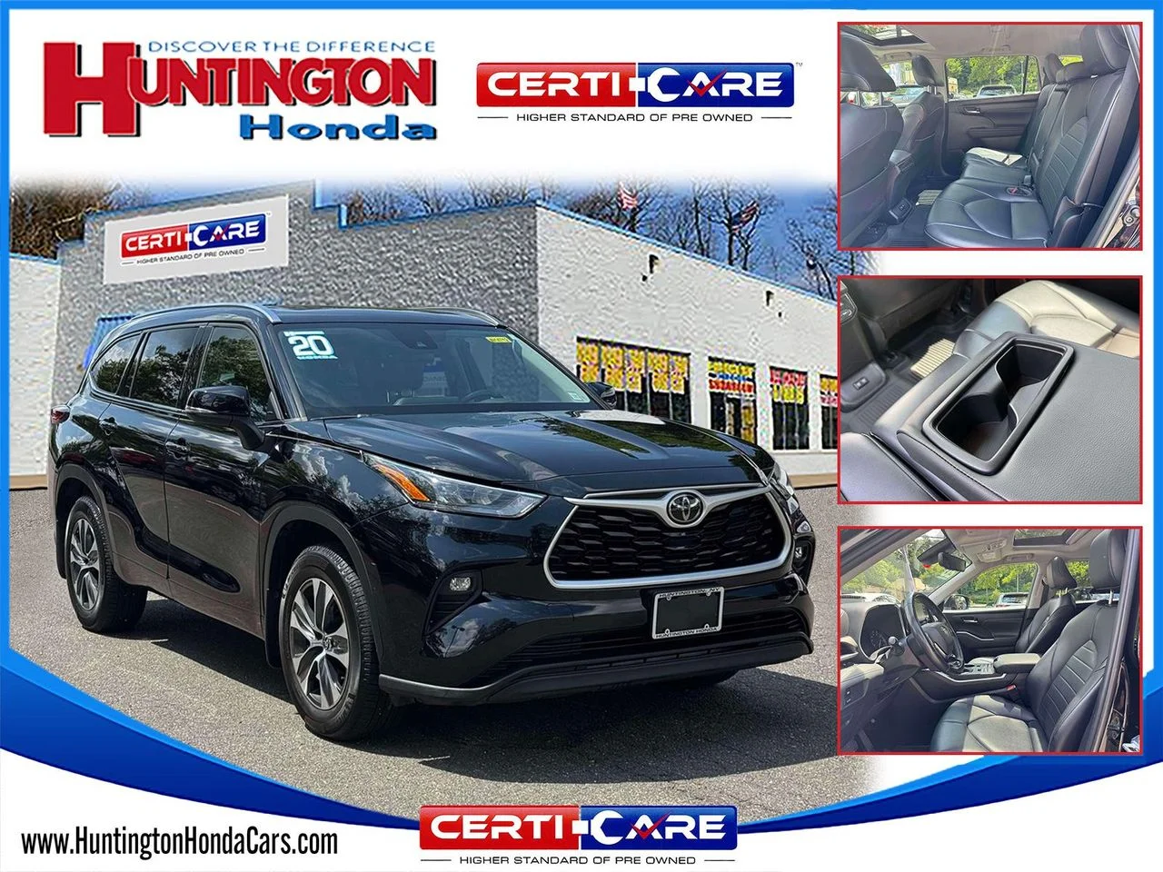 Used 2020 Midnight Black Metallic Toyota XLE image 1
