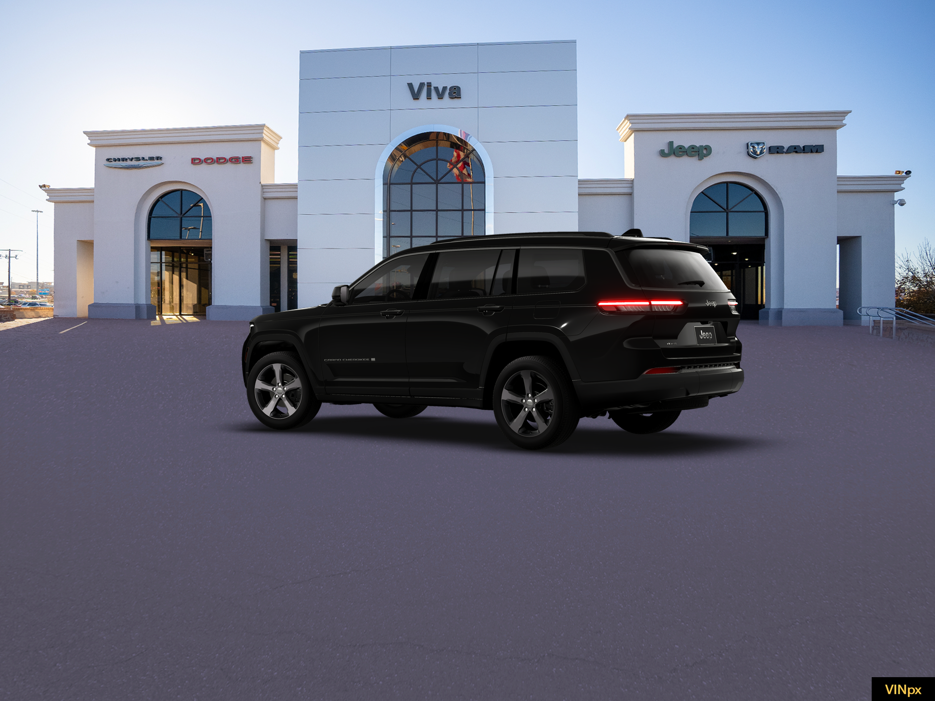 New 2026 Diamond Black Crystal Pearl-Coat Exterior Paint Jeep Limited image 4