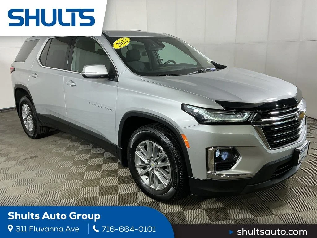 Certified Used 2022 Silver Chevrolet LT image 1