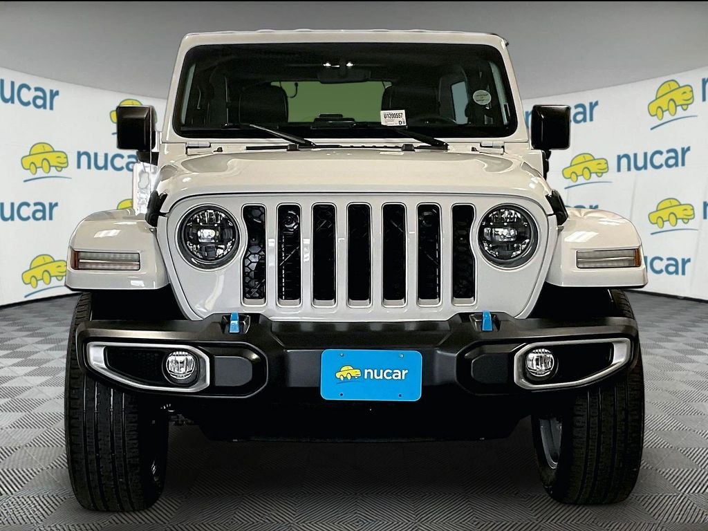 Used 2023 White Jeep Sahara 4xe image 2