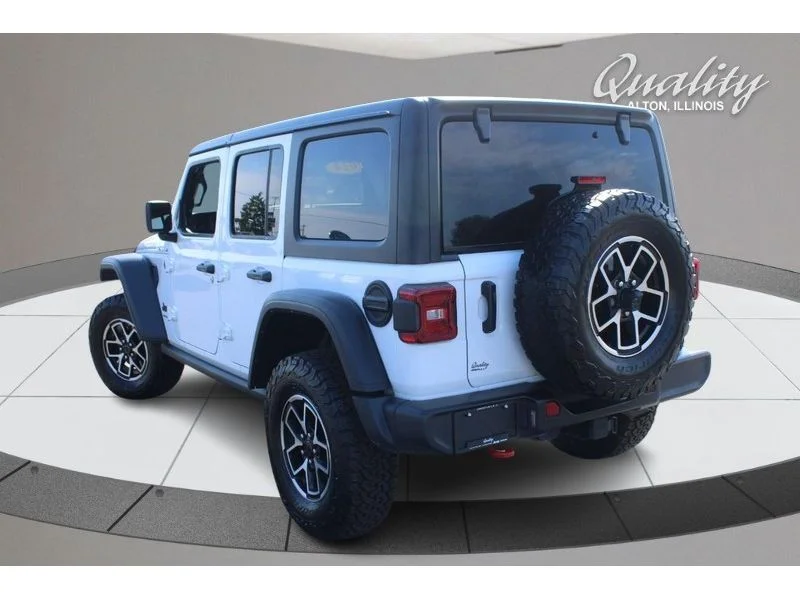 Used 2024 Bright White Clearcoat Jeep Rubicon image 6