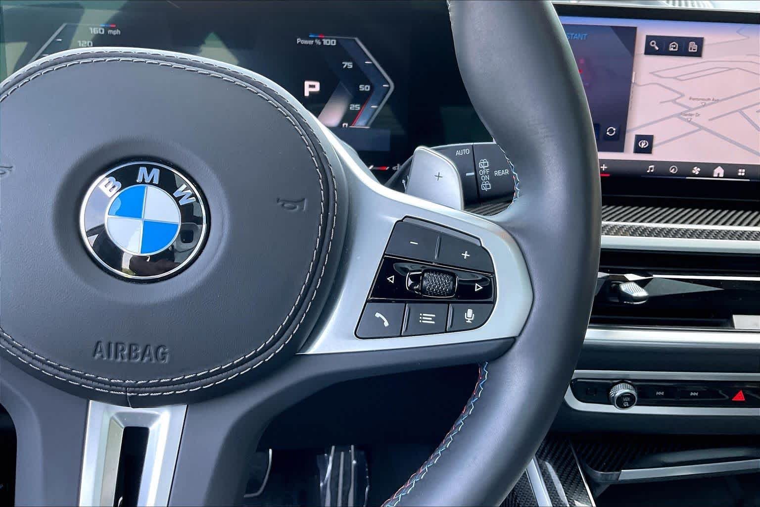 Used 2024 Frozen Pure Grey Metallic BMW M60i image 23