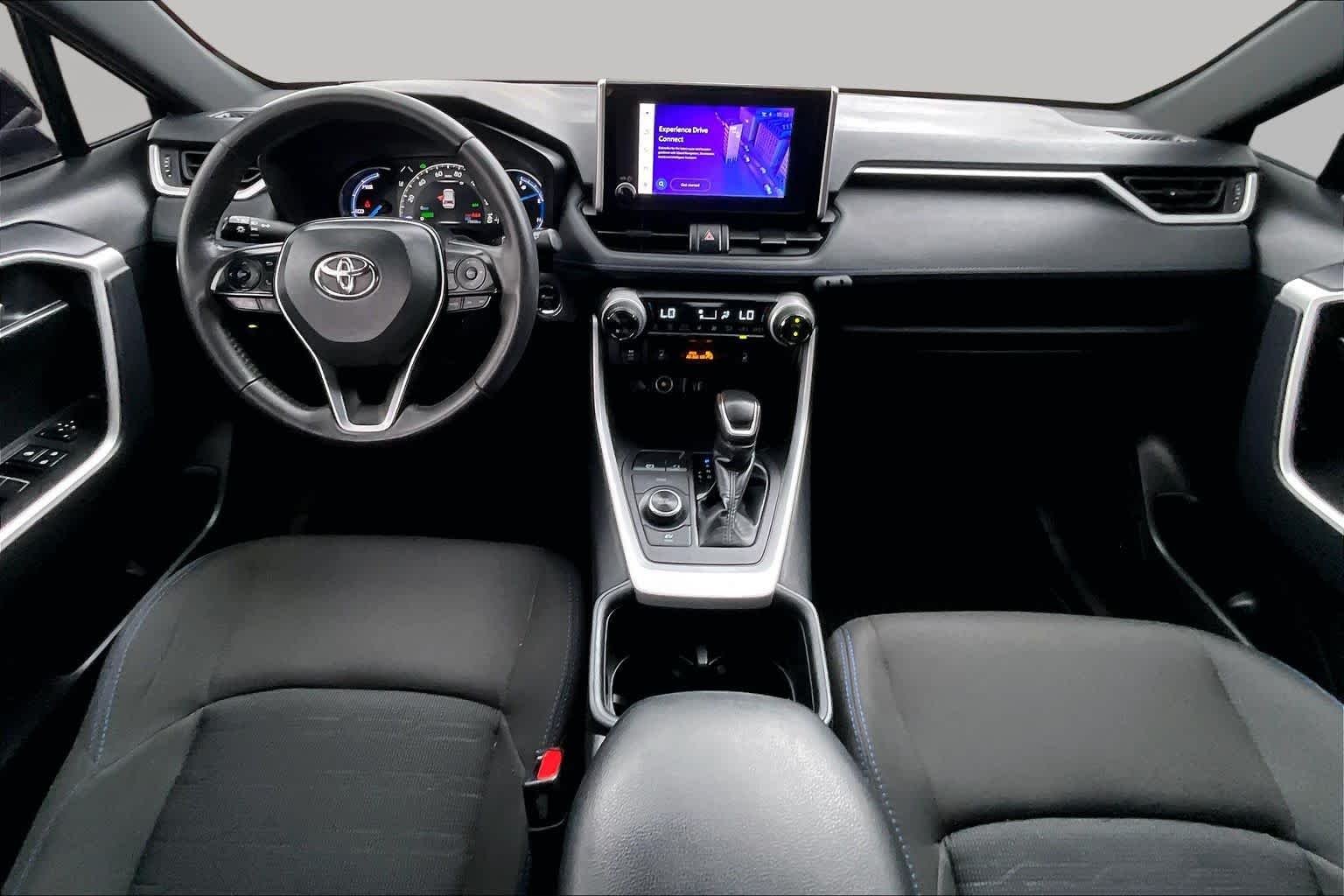Used 2025 Midnight Black Metallic Toyota Hybrid SE image 13
