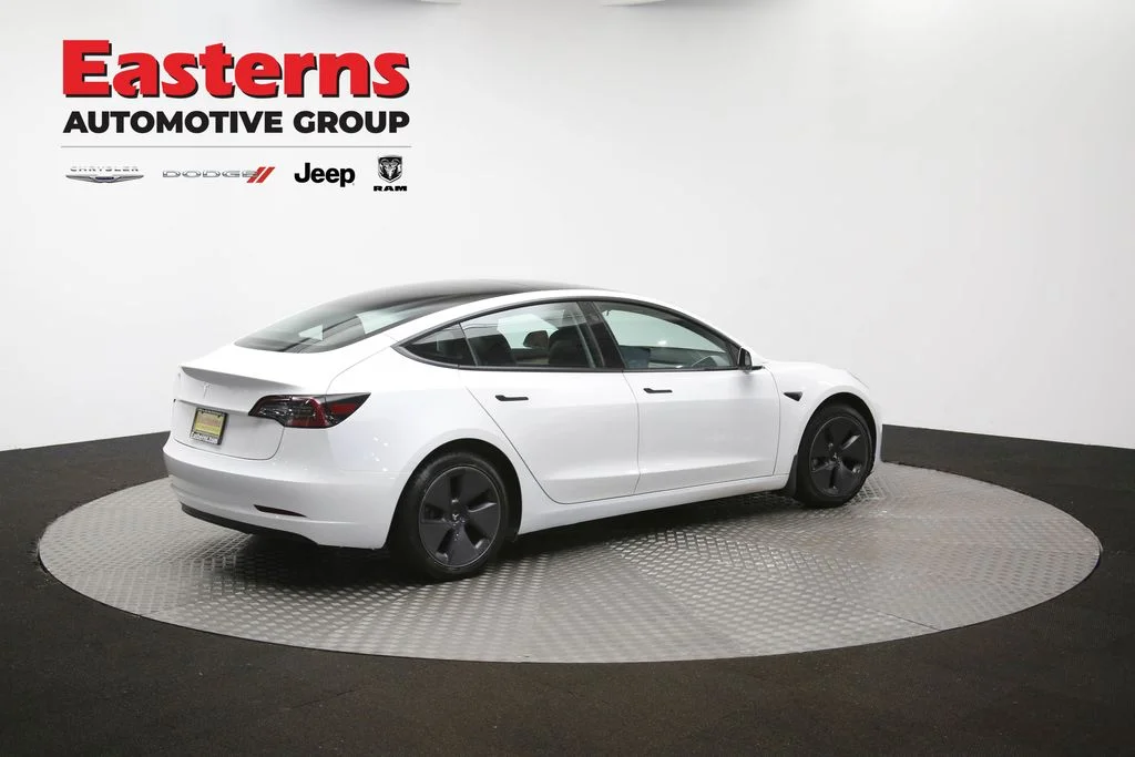Used 2021 White Tesla Standard Range Plus image 36