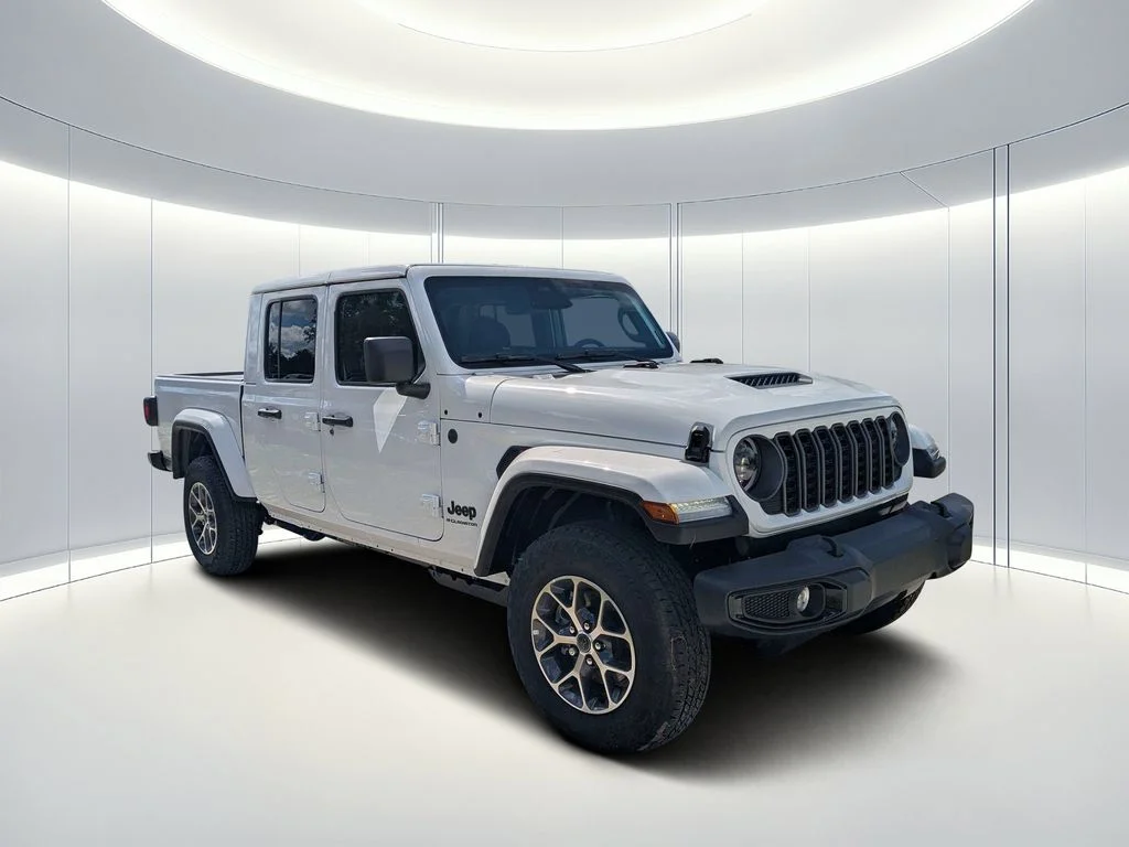 New 2026 Bright White Clear-Coat Exterior Paint Jeep Sport S image 1