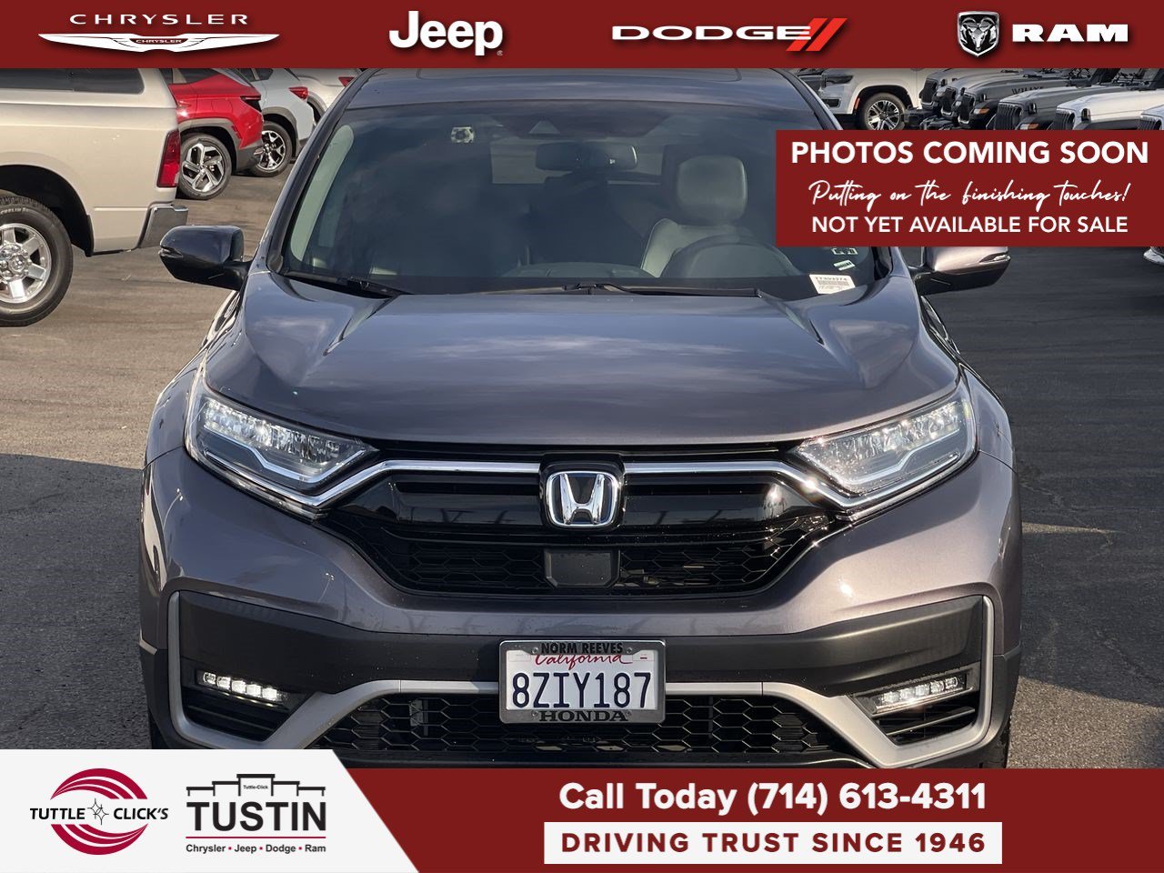 Used 2022 Gray Honda EX-L image 1