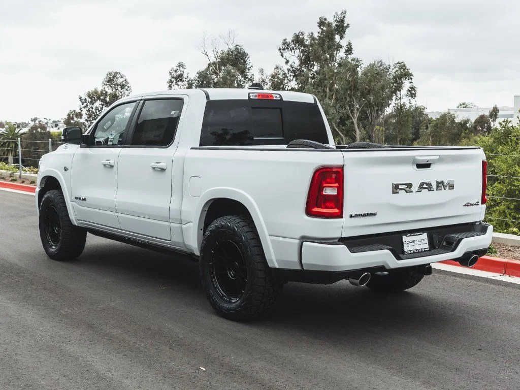 New 2026 Bright White Clear-Coat Exterior Paint RAM Laramie image 9
