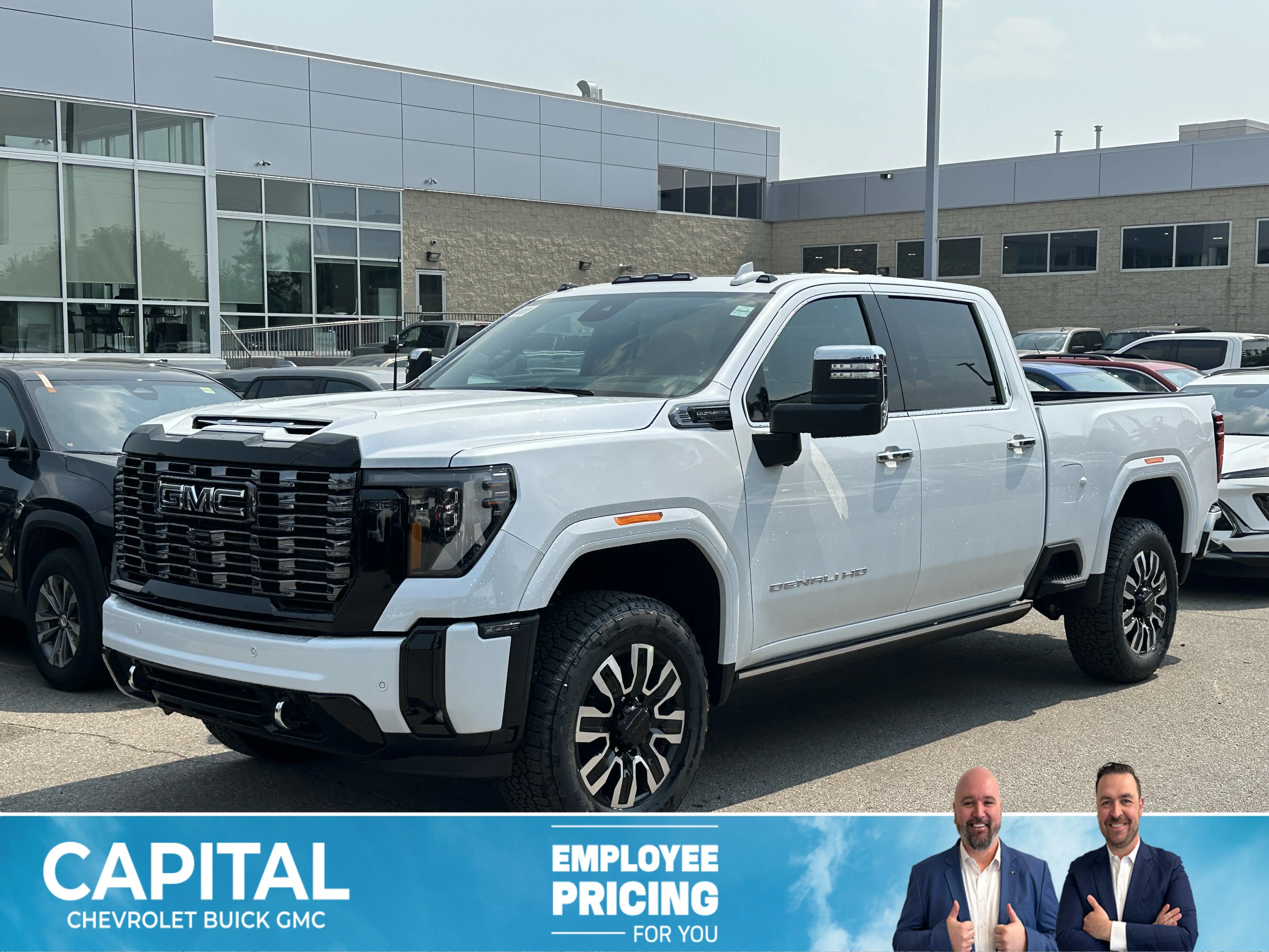 New 2026 Polar White Tricoat GMC Denali Ultimate image 1