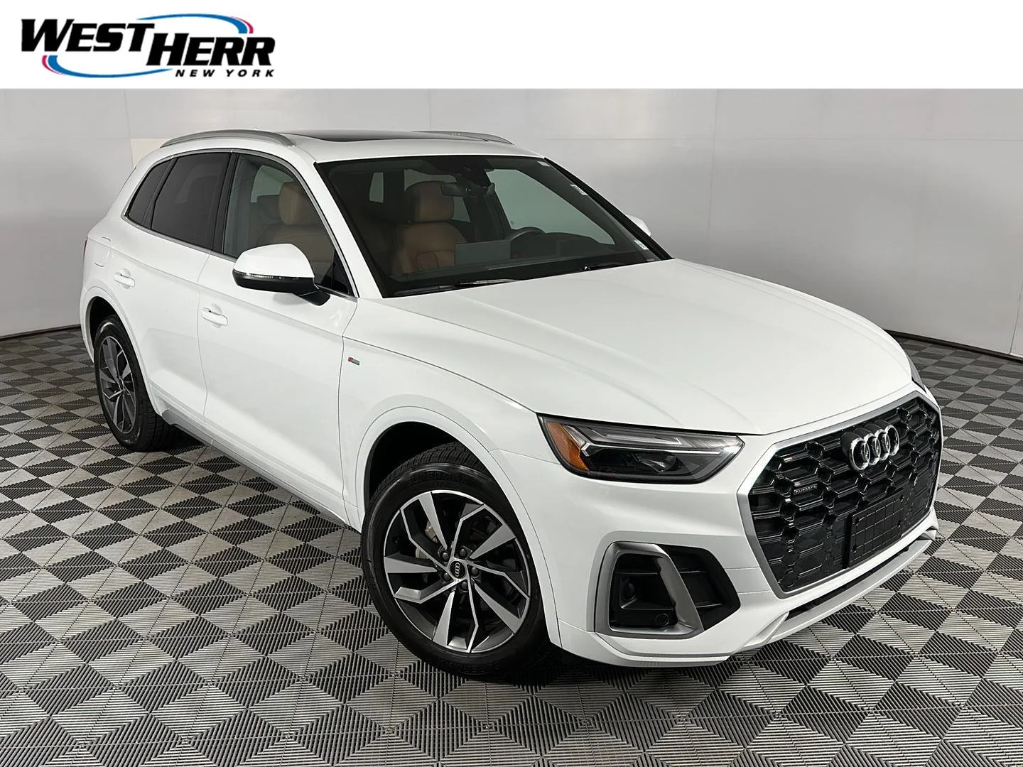 Used 2023 Glacier White Metallic Audi S line Premium image 1