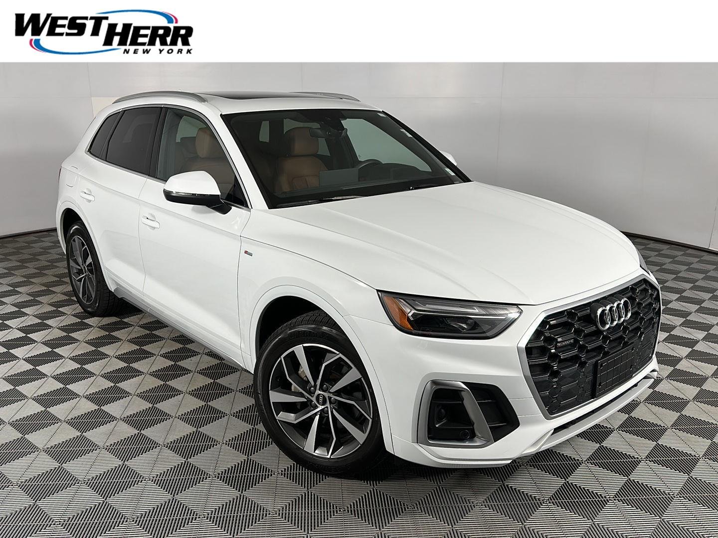 Used 2023 Glacier White Metallic Audi S line Premium image 1