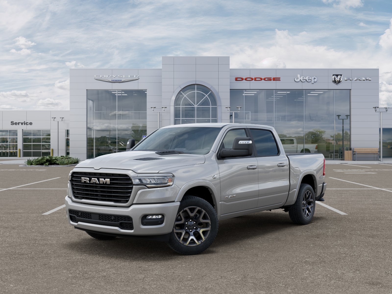 New 2026 Silver Zynith Exterior Paint RAM Laramie image 27