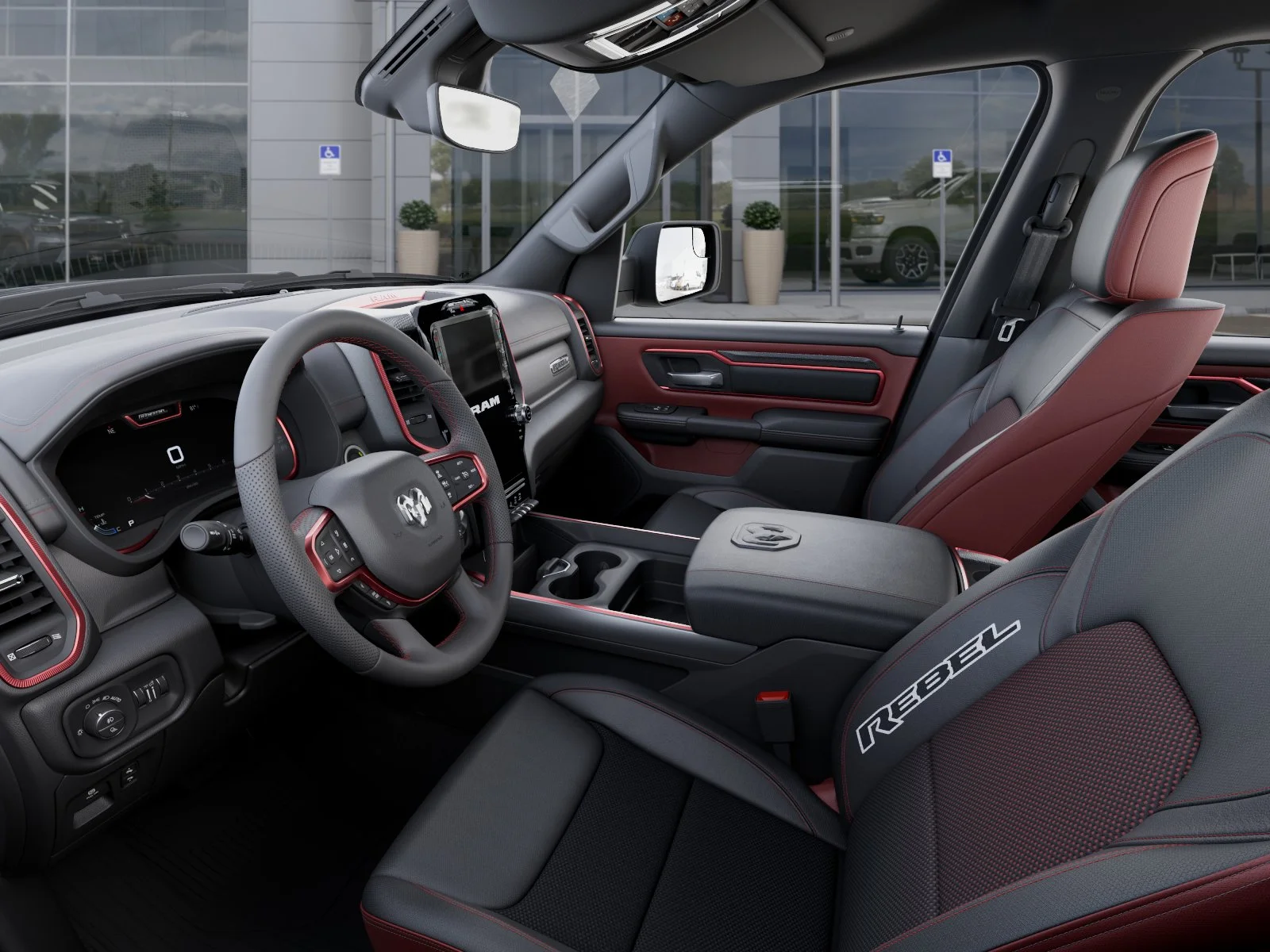 New 2026 Diamond Black Crystal Pearl-Coat Exterior Paint RAM Rebel image 48