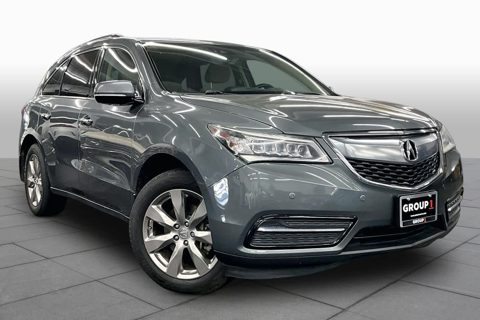 Used 2016 Forest Mist Metallic Acura w/Advance image 2