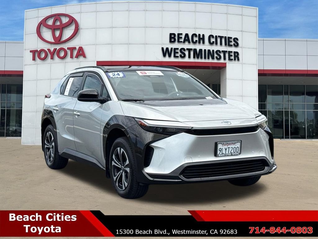 Certified 2024 Toyota bZ4X XLE with VIN JTMABACA6RA063040 for sale in Westminster, CA