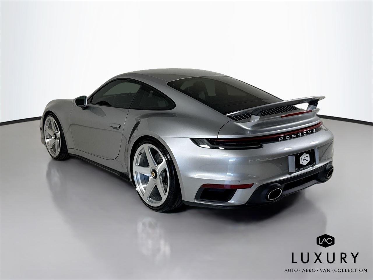 Used 2024 GT Silver Metallic Porsche Turbo S | AG Luxury Wheels |PCCB | Front Lift | Sport Seats image 8
