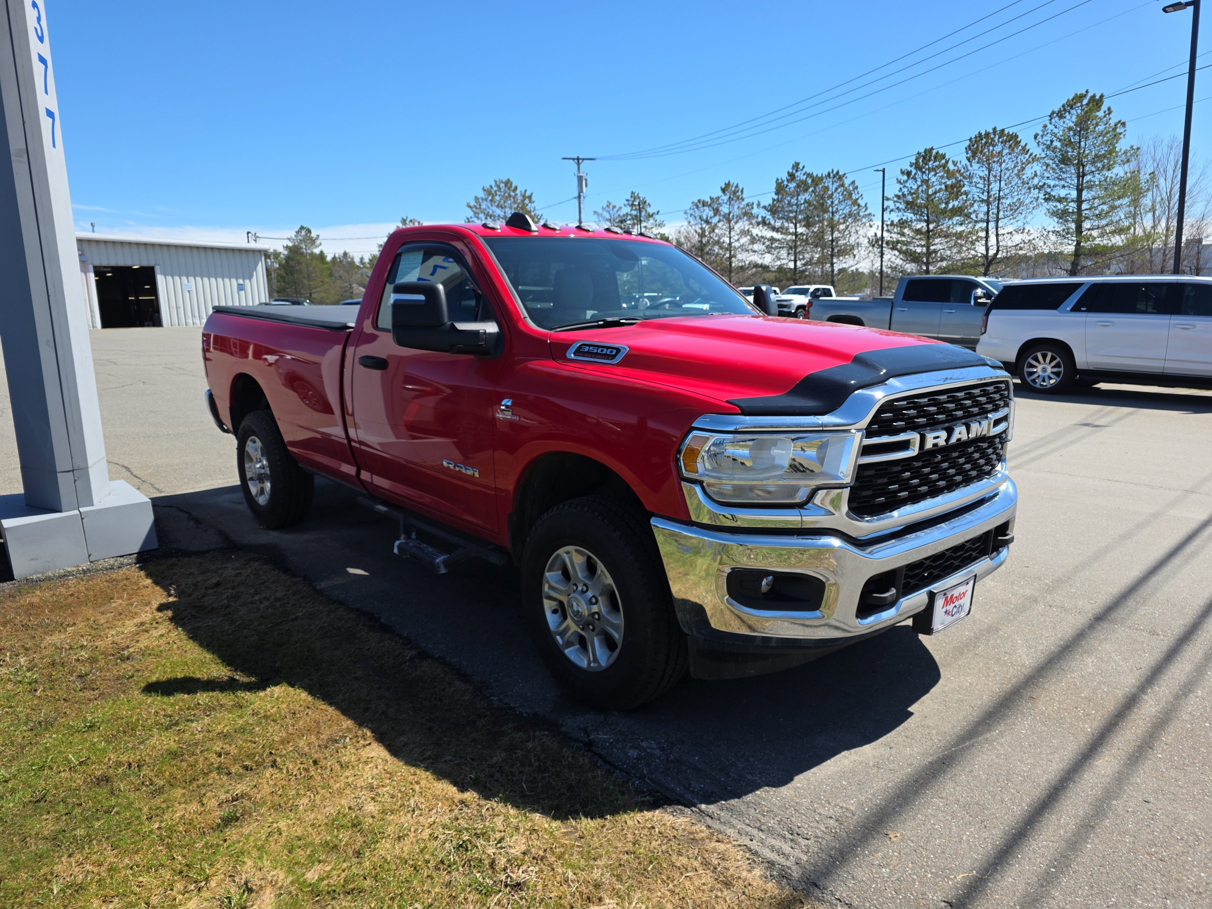 Used 2023 Flame Red Clearcoat Ram Big Horn image 5