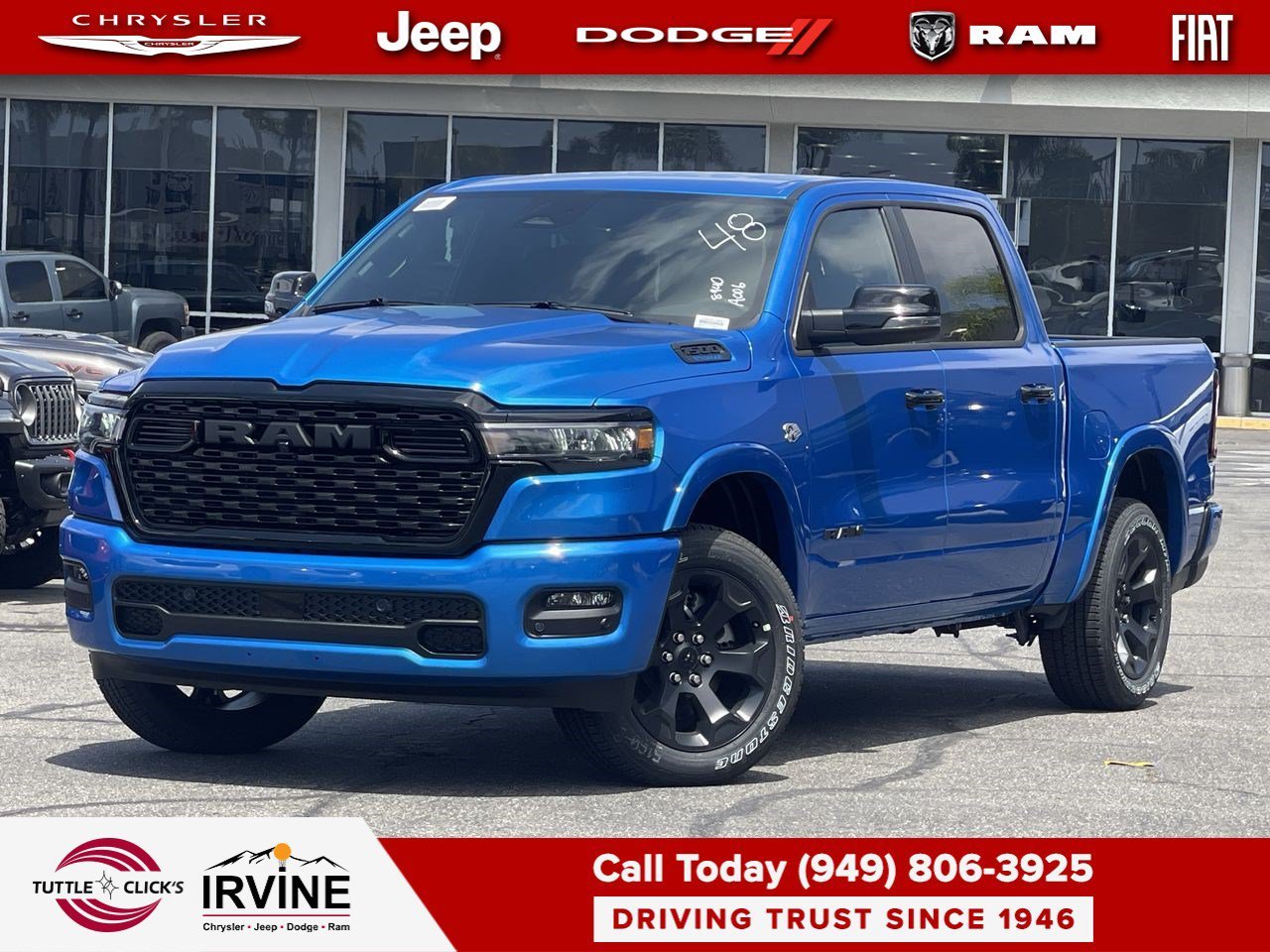 New 2026 Hydro Blue Pearlcoat RAM Big Horn image 1