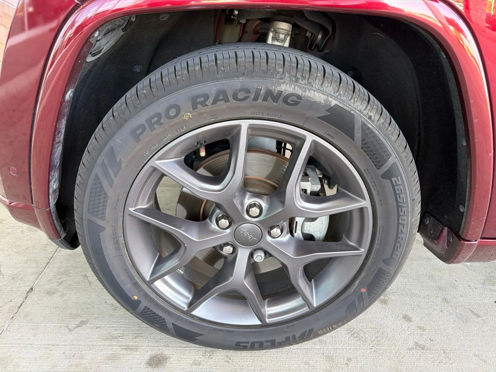 Used 2021 Red Jeep Limited image 2
