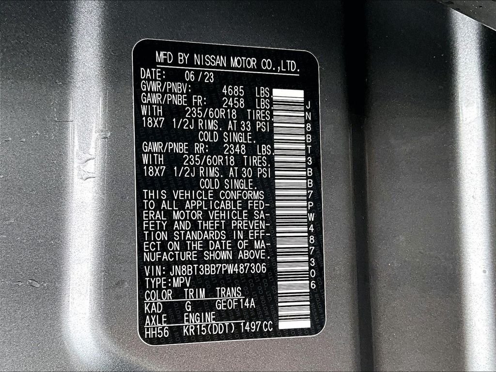 Used 2023 Gray Nissan SV image 34