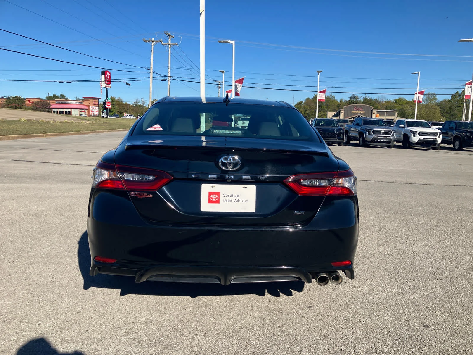 Used 2024 Midnight Black Metallic Toyota SE image 8