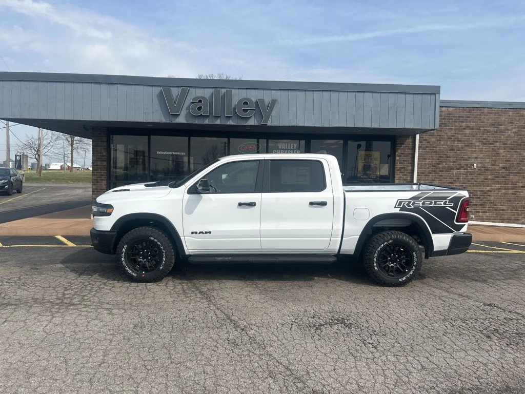 New 2026 Bright White Clear-Coat Exterior Paint RAM Rebel image 3