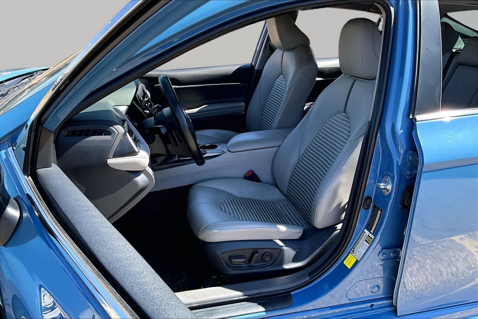 Used 2023 Cavalry Blue Toyota SE image 8