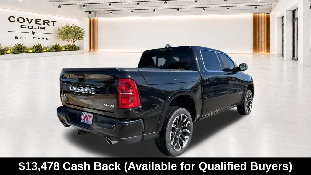 New 2026 Diamond Black Crystal Pearlcoat RAM Limited image 13