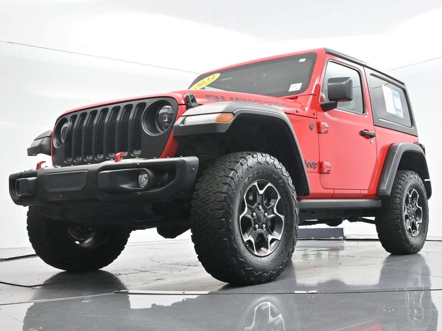 Used 2023 Firecracker Red Clearcoat Jeep Rubicon image 47