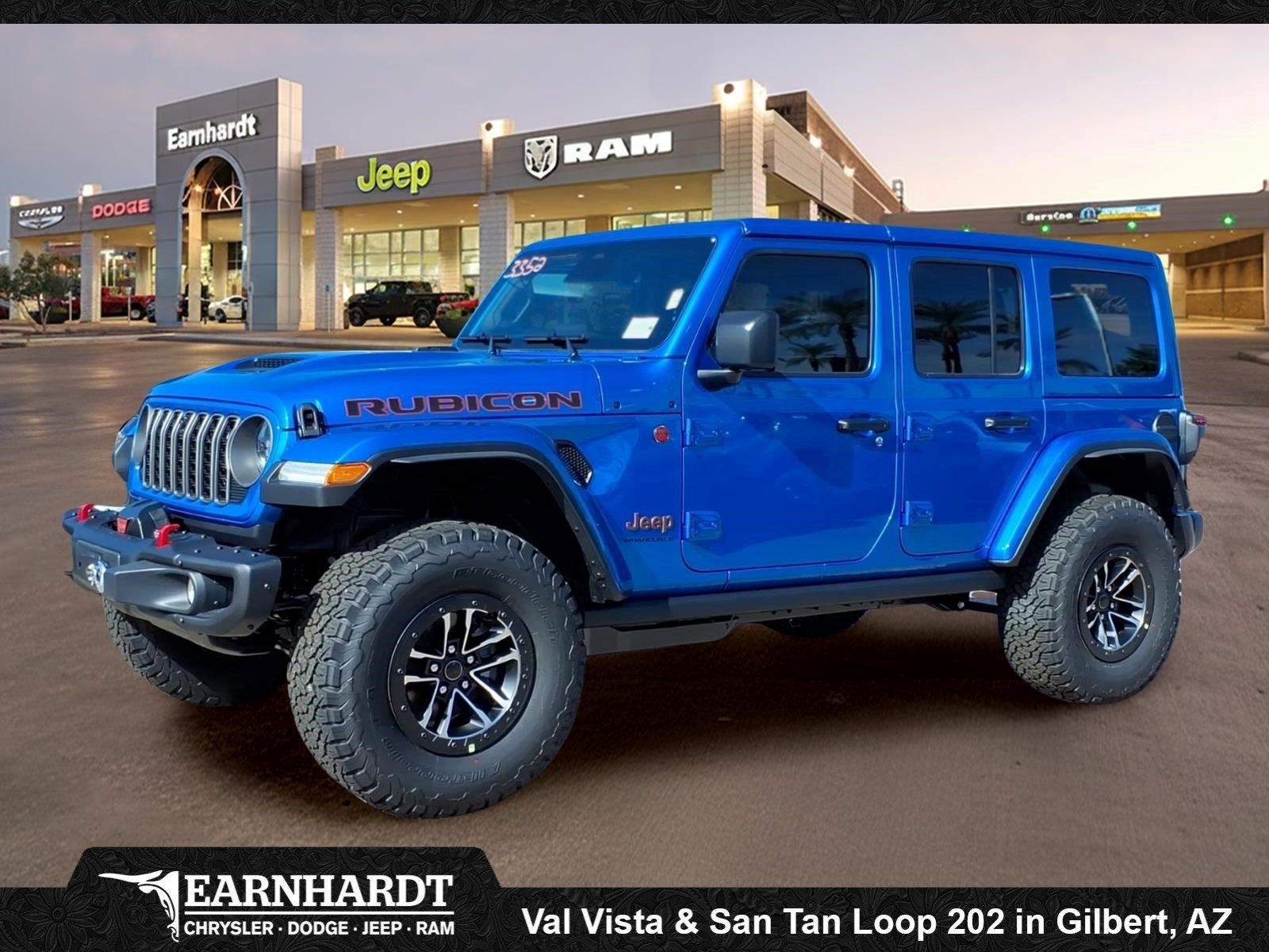 New 2027 Hydro Blue Pearl-Coat Paint Jeep Rubicon X image 1