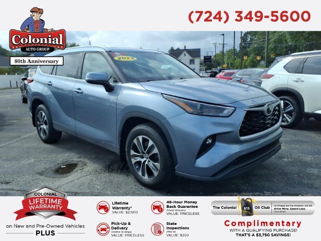 Pre-Owned 2022 Toyota Highlander XLE AWD 4D Sport Utility