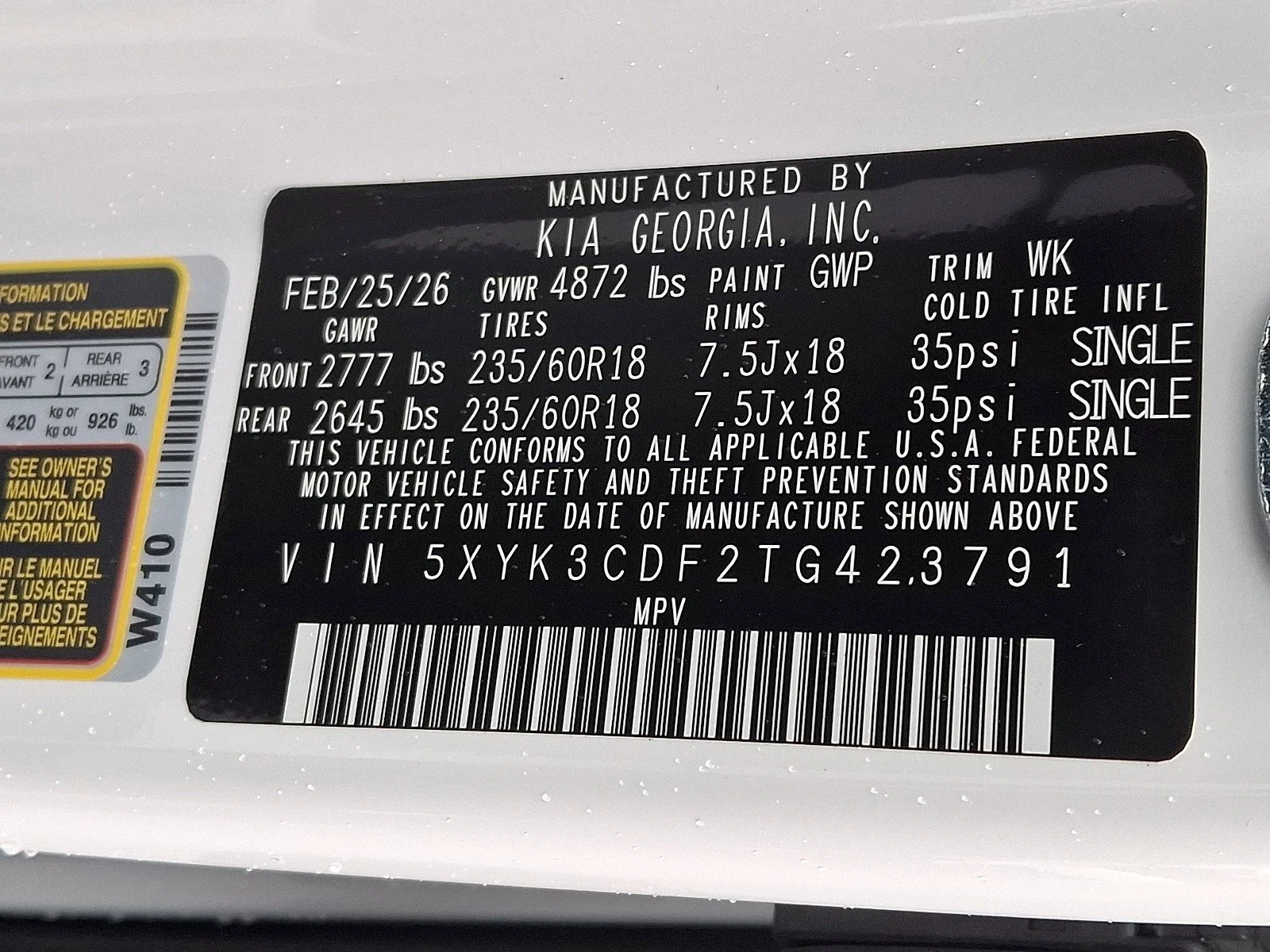 2026 Kia Sorento EX - Photo 19