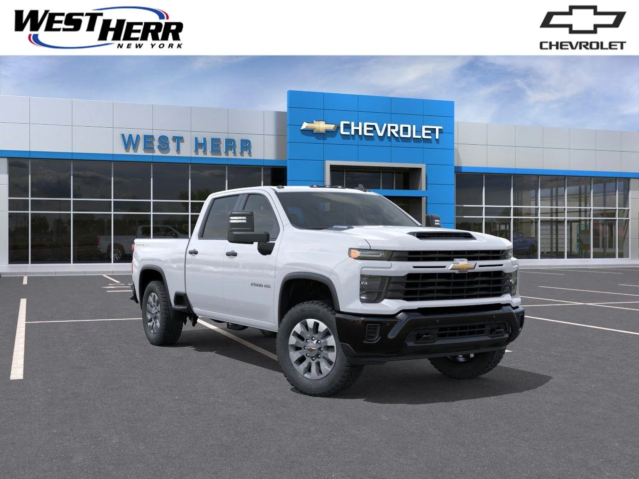 New 2026 Summit White Chevrolet Custom image 1