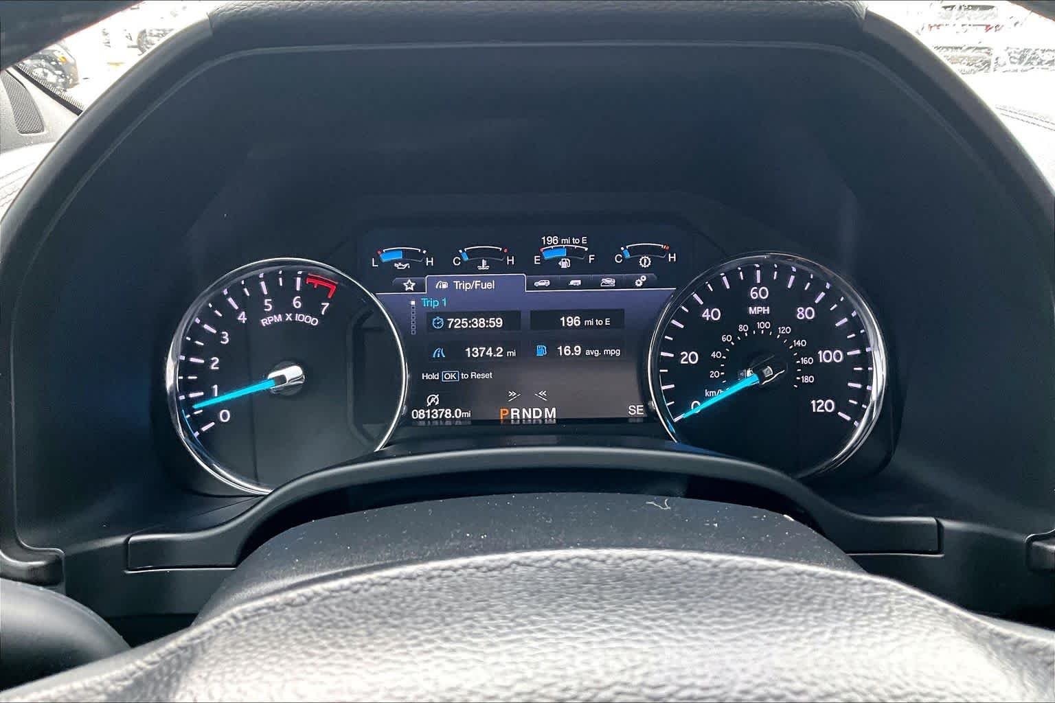 Used 2019 Agate Black Metallic Ford Limited image 25