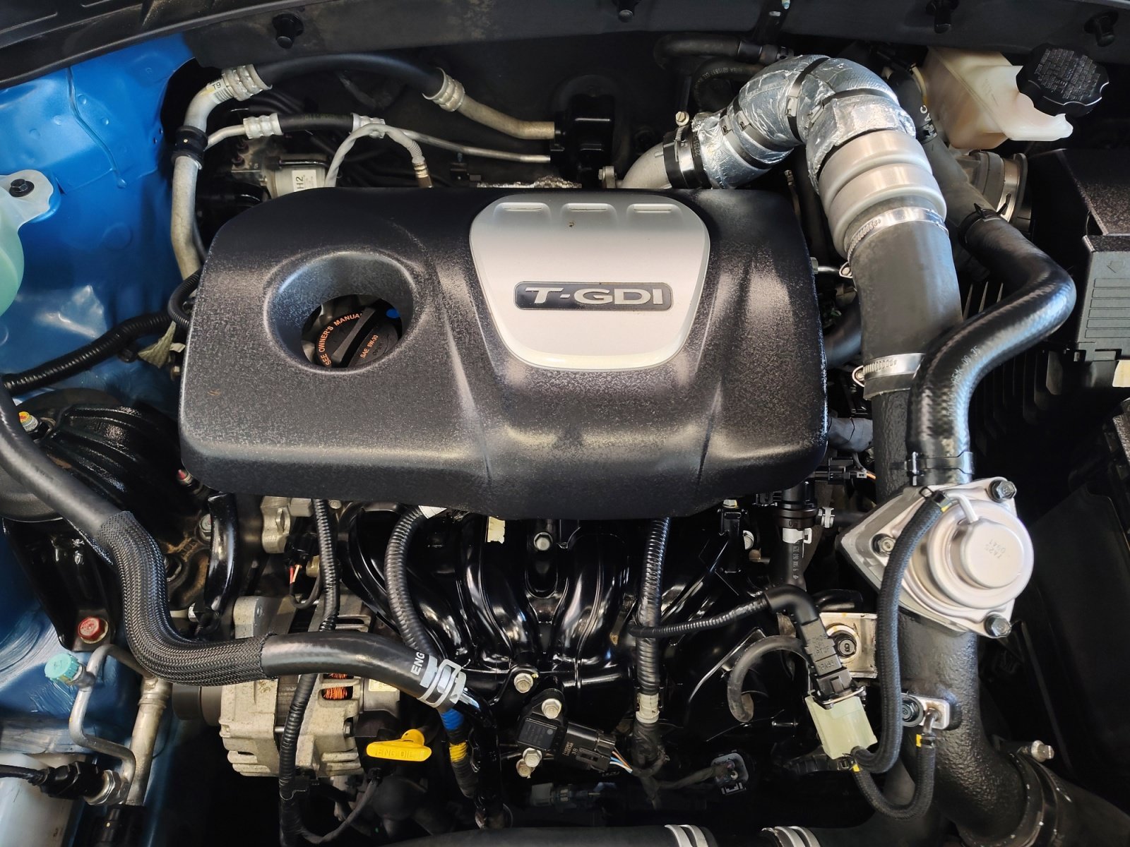 Used 2017 Caribbean Blue Hyundai Night image 28
