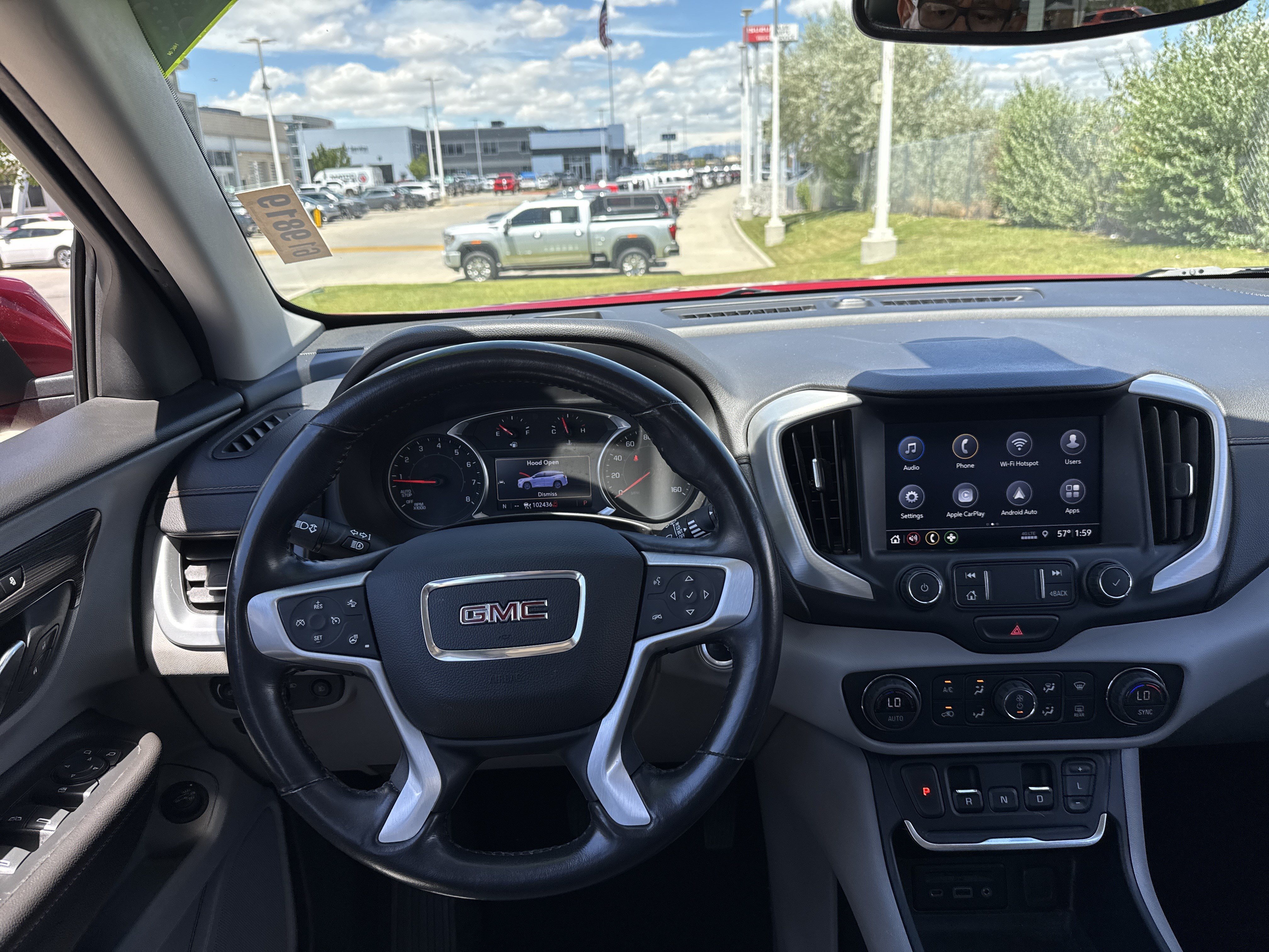 Used 2020 RED QUARTZ TINTCOAT GMC SLT image 16