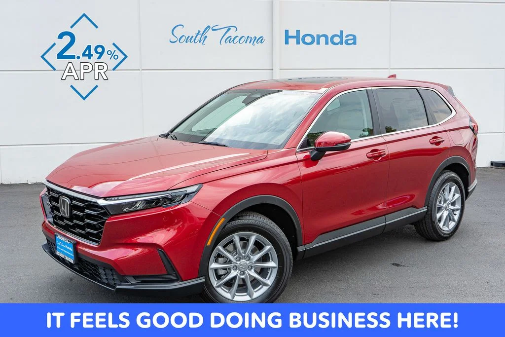 New 2026 Radiant Red Metallic Honda EX image 1
