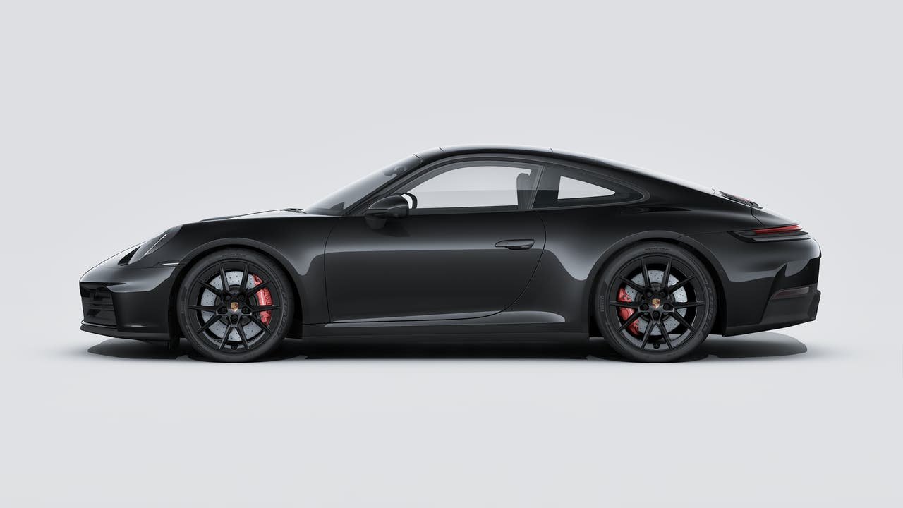 New 2026 Jet Black Metallic Porsche Carrera 4S image 2