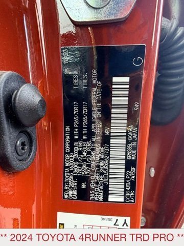 Certified Used 2024 Red Toyota TRD Pro image 37