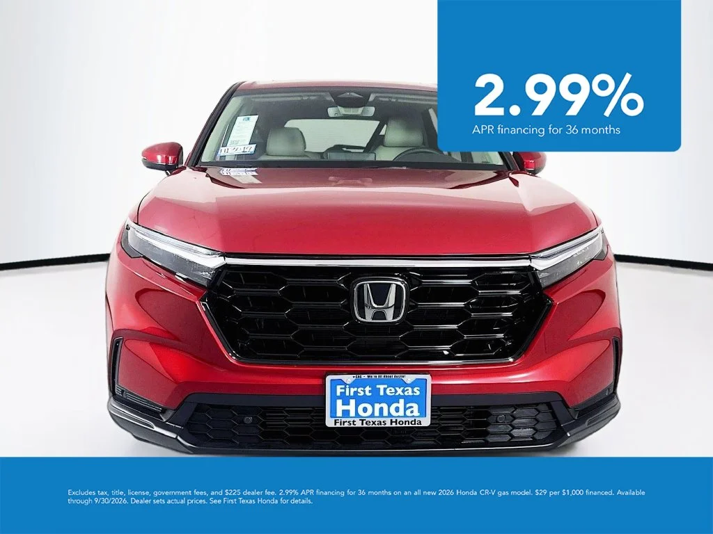 New 2027 Radiant Red Metallic Honda EX-L image 2