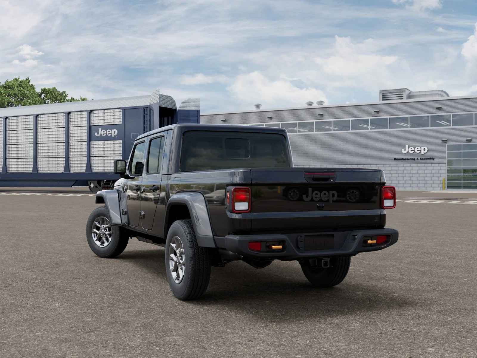 New 2026 Black Clear-Coat Exterior Paint Jeep 85th Anniversary Edition image 3